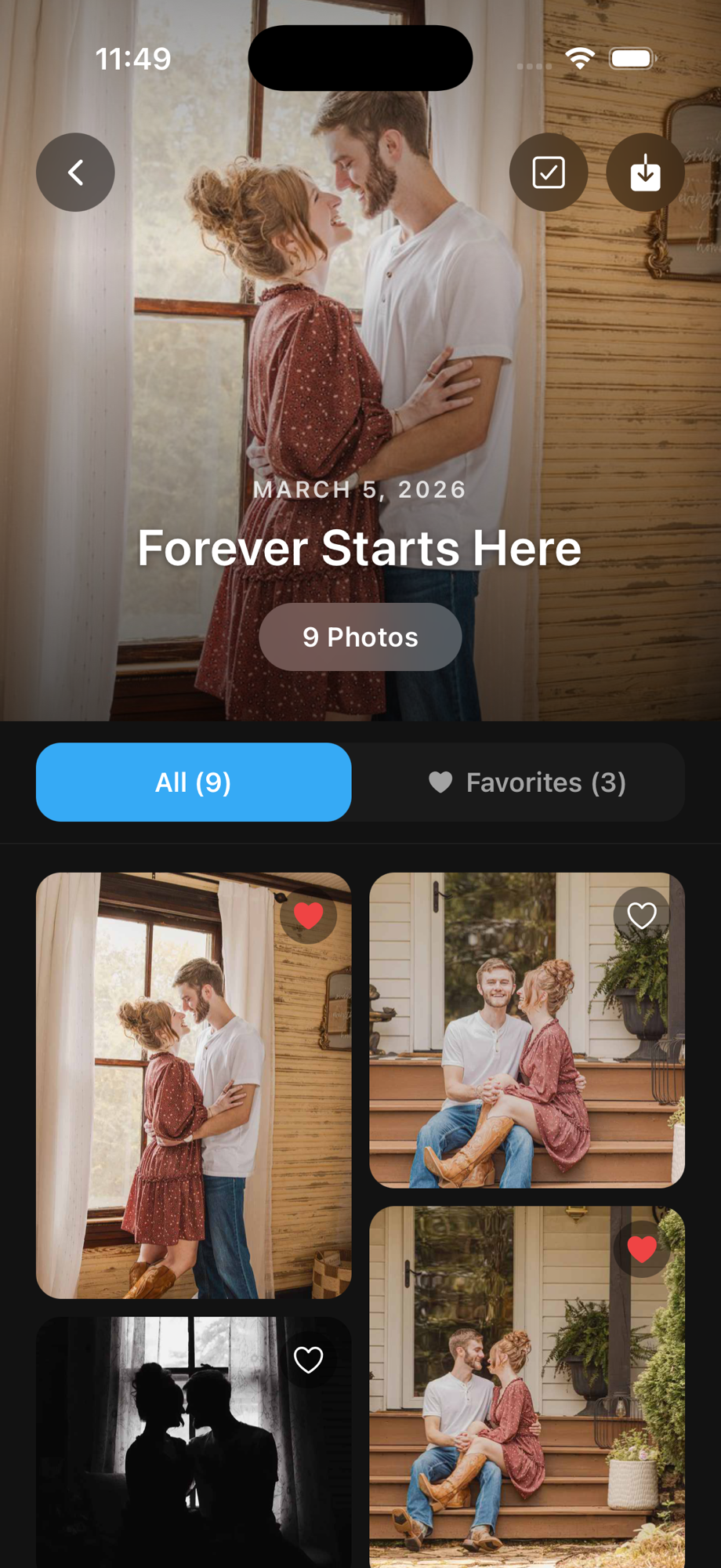 ApertureBook client mobile gallery